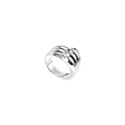Bague jonc argent best sale massif
